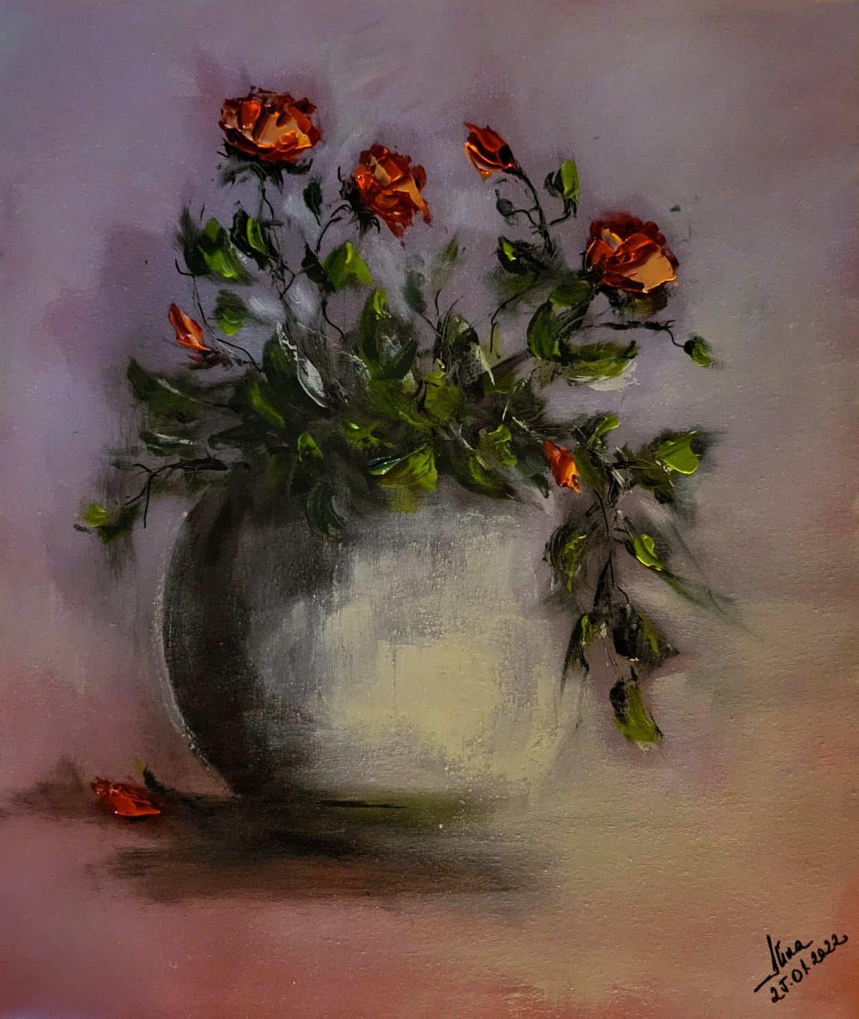 ArteDiAlina.com painting: Petalus Roses